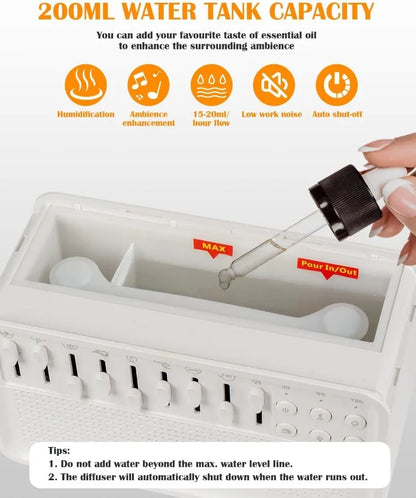 White Noise Humidifier Speaker