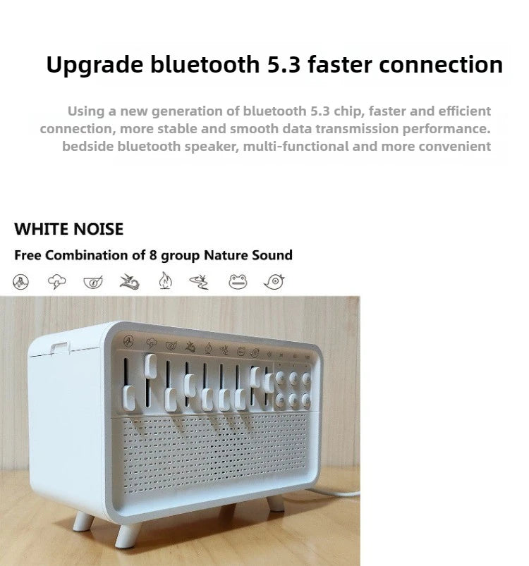 White Noise Humidifier Speaker